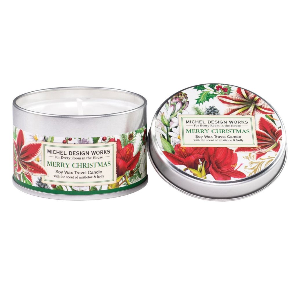 Duftkerze in der Dose 115g - Merry Christmas - von MICHEL DESIGN WORKS