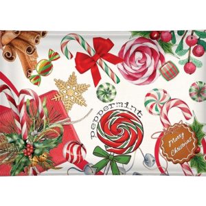 Seifenschale Glas - Peppermint - rechteckig 14,5 x 9,5 cm von MICHEL DESIGN WORKS