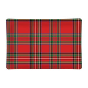 Seifenschale Glas - Tartan - rechteckig 14,5 x 9,5 cm von MICHEL DESIGN WORKS