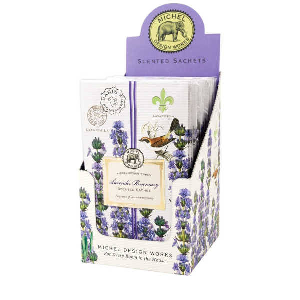 Duftsachet Raumduft Schrankduft 20g - Lavender Rosemary - von MICHEL DESIGN WORKS