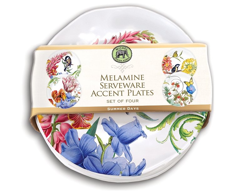 Dessertteller 20,5 cm 4er Set - Summer Days - von MICHEL DESIGN WORKS