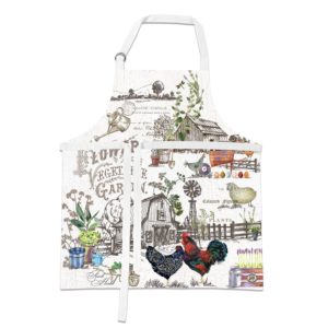 Kochschürze 79 x 69 cm - Country Life - von MICHEL DESIGN WORKS