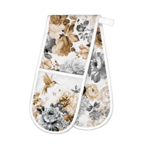 Doppel Ofenhandschuhe 85 x 28 cm - Gardenia - von MICHEL DESIGN WORKS