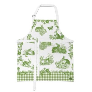 Kochschürze 79 x 69 cm - Bunny Toile - von MICHEL DESIGN WORKS