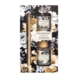 Geschenkset Diffusor + Duftkerze - Gardenia - von MICHEL DESIGN WORKS