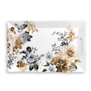 Servier-Tablett rechteckig 45 x 29 cm - Gardenia - von MICHEL DESIGN WORKS