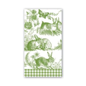 Servietten 11 x 20 cm 15er Pack - Bunny Toile - von MICHEL DESIGN WORKS