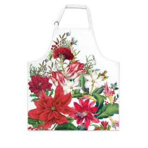 Kochschürze 79 x 69 cm - Christmas Bouquet - von MICHEL DESIGN WORKS