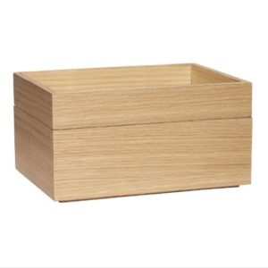 Folk Aufbewahrungsbox Naturfarben (2er Set) von HÜBSCH