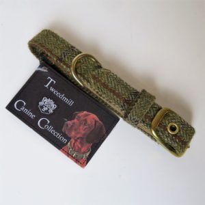 Hundehalsband traditional small 24 - 32 cm von TWEEDMILL Farbe 1