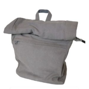 Rucksack Rolltoprucksack grau “KONA” aus Segeltuch von Nordlicht Bags