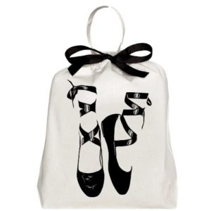 Schuhsack Wäschesack "Ballettschuhe" beige von BAG-ALL