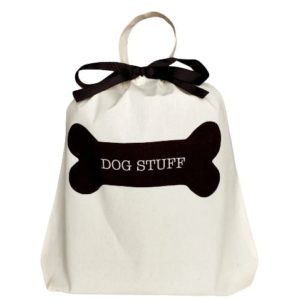 Stofftasche für Hundeutensilien "Dog Stuff" beige von BAG-ALL