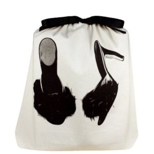 Schuhsack Wäschesack "Damenschuhe 2" beige von BAG-ALL