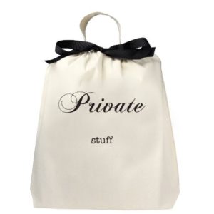Wäschesack Reisesack "Private staff" beige von BAG-ALL