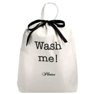 Wäschesack Reisesack "Wash Me - please" beige von BAG-ALL