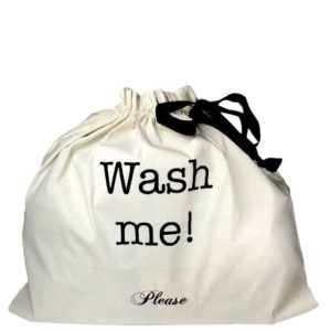 Wäschesack Reisesack  NYC "Wash Me" beige von BAG-ALL
