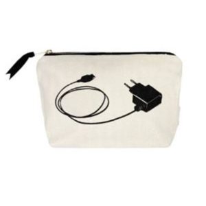 Ladegerät Charger Täschchen beige von BAG-ALL