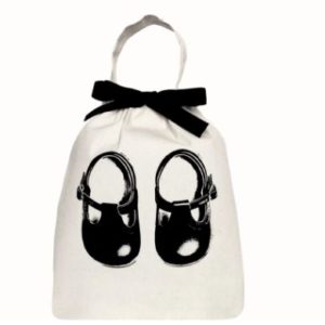 Schuhsack Wäschesack "Kinderschuhe 1" beige von BAG-ALL