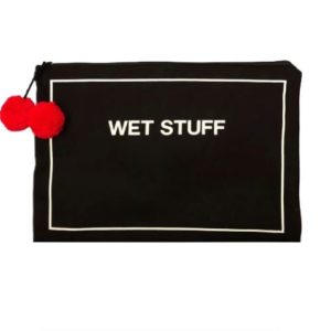 Wasserdichte Wet Stuff Strandtasche Schwarz von BAG-ALL