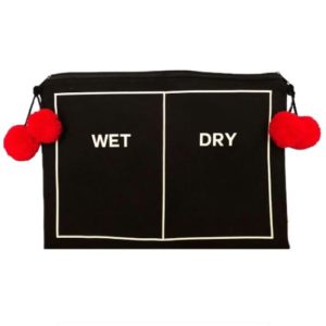 Wasserdichte Nass-/Trocken-Strandtasche Schwarz von BAG-ALL