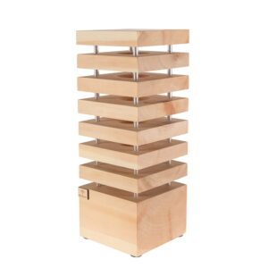 Zirben Stehlampe 14 x 14 x 38 cm