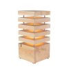 Zirben Lampe 14 x 14 x 30 cm