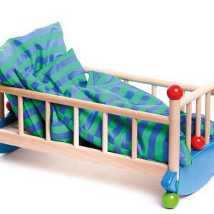 Bajo Holzspielzeug Puppen Wiegebett