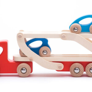 Bajo Holzspielzeug Autotransporter Set