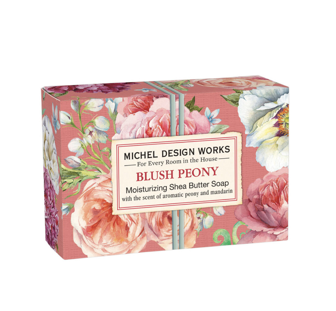 Michel Design Works BLUSH PEONY BOXED HAND SOAP Handseife in Geschenkbox (127g)